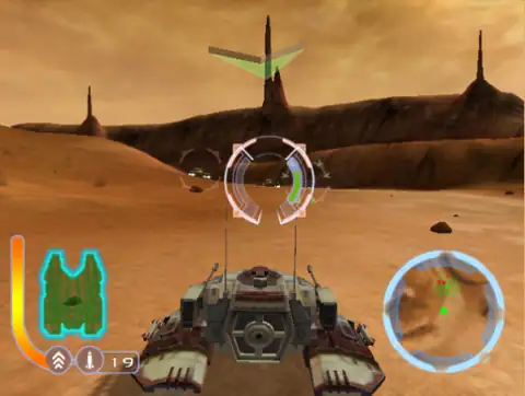 Скриншот игры Star Wars: The Clone Wars (video game) (GameCube, 2002), кадр 1