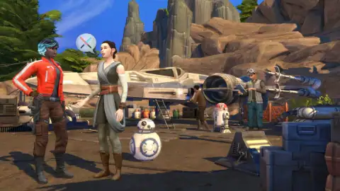 Скриншот игры The Sims 4 Star Wars: Journey to Batuu (2020), кадр 1