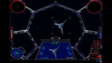 Скриншот игры Star Wars: TIE Fighter (video game) (PC, 1994), кадр 4