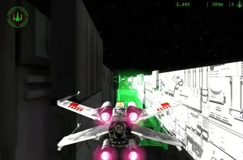 Скриншот игры Star Wars: Trench Run (2009), кадр 1