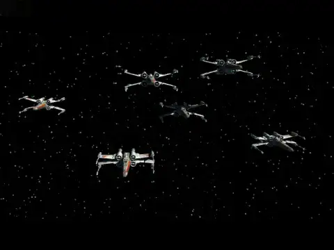 Скриншот игры Star Wars: X-Wing vs. TIE Fighter (PC, 1997), кадр 2