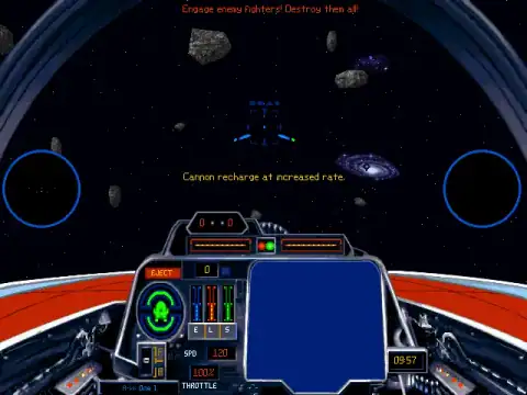 Скриншот игры Star Wars: X-Wing vs. TIE Fighter (PC, 1997), кадр 4