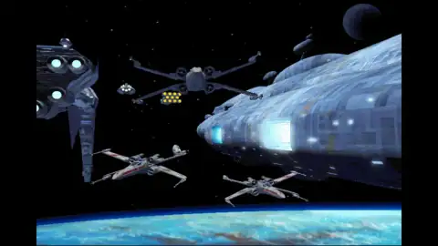 Скриншот игры Star Wars: X-Wing (video game) (PC, 1993), кадр 1