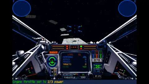 Скриншот игры Star Wars: X-Wing (video game) (PC, 1993), кадр 2