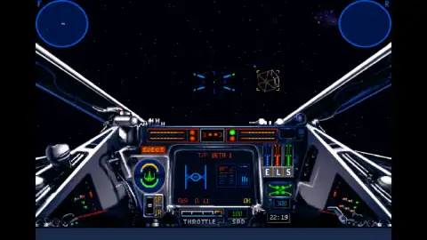 Скриншот игры Star Wars: X-Wing (video game) (PC, 1993), кадр 5