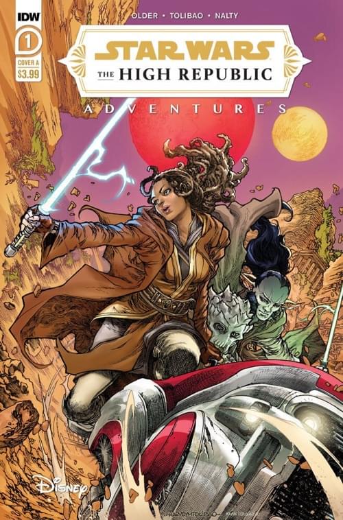 Обложка: The High Republic Adventures (2021), Дэниел Хосе Олдер (текст), Харви Толибао (рисунок)