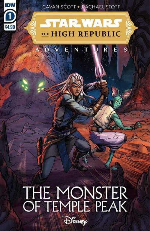 Обложка: The High Republic Adventures — The Monster of Temple Peak, Каван Скотт (текст), Рэйчел Стотт (рисунок)