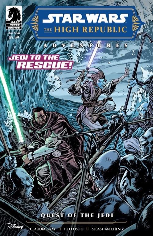 Обложка: The High Republic Adventures — Quest of the Jedi, Клаудия Грей (текст), Фико Оссио (рисунок)