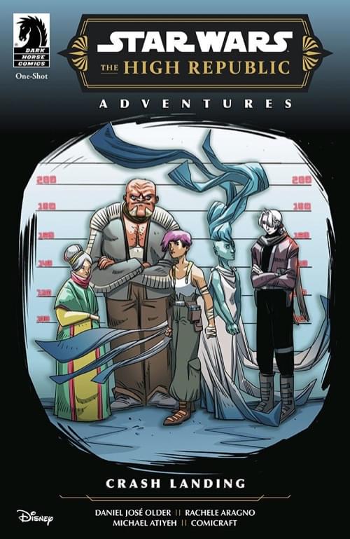 Обложка: The High Republic Adventures — Crash Landing, Дэниел Хосе Олдер (текст), Ракеле Арагно (рисунок)